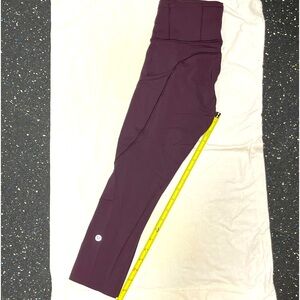 Lululemon fast and free capri size 4